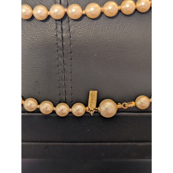Vintage Marvella 5mm 34" Single Strand Faux Pearl Necklace - Picture 2 of 6